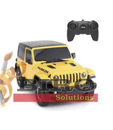RS Masina cu telecomanda RASTAR 1:24 JEEP Wrangler JL, galbena